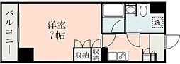 Flat熊本 1Kの間取図画像