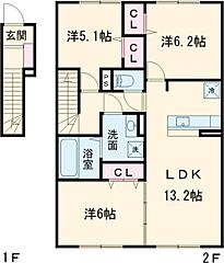 物件の間取り