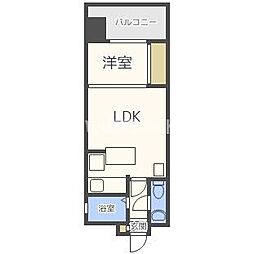 エステート・モア天神SUCCESS 1LDKの間取図画像