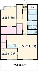 物件の間取り