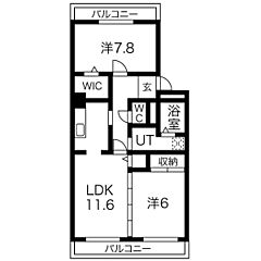 物件の間取り