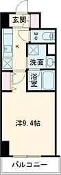 S-FORT新潟駅前 1Kの間取図画像