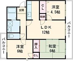 物件の間取り