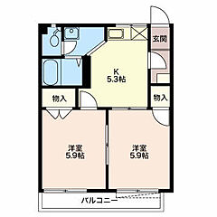 物件の間取り