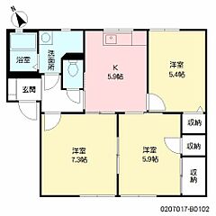 物件の間取り