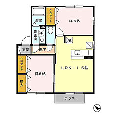 物件の間取り