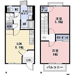 物件の間取り