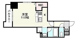 FONS西千石 1Kの間取図画像