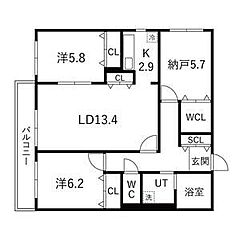 物件の間取り