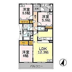 物件の間取り