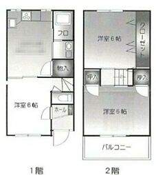 メゾン・ド・ルポ 3DKの間取図画像