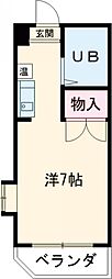 ミリアン稲沢駅前 1Kの間取図画像
