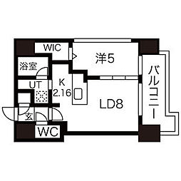 MODENAFINEST 1LDKの間取図画像