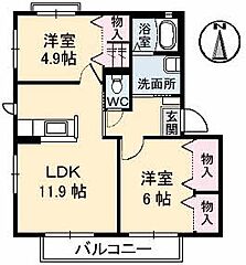 物件の間取り