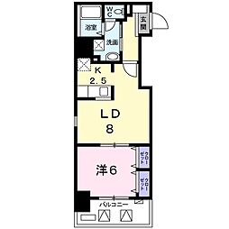 ラウレア 1LDKの間取図画像