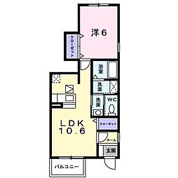 間取図画像 1LDK