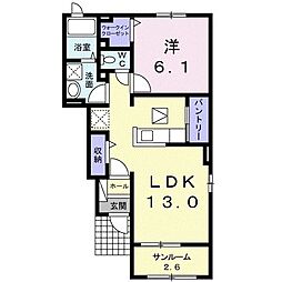 間取図画像 1LDK