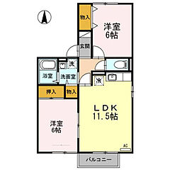 物件の間取り