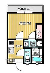 St.PHOENIX 1Kの間取図画像