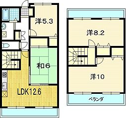クラリス桂 4階4LDKの間取り