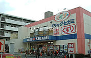【ドラッグストア】ドラッグセガミ 東雲店まで721ｍ