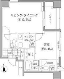 エーデル練馬 1LDKの間取図画像