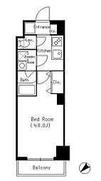 y&ELF 1Kの間取図画像