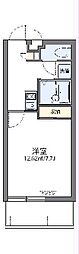 レオパレスSAKI 1Kの間取図画像