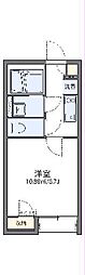 レオネクストシオン平戸 1階1Kの間取り