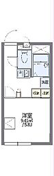 レオパレスシャトーレ　雅 1階1Kの間取り