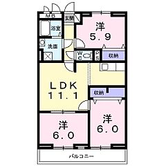 物件の間取り