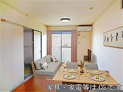 サンボナール　A・B B102 1階2LDKのリビング/ダイニング