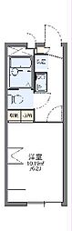 レオパレスさくらアベニュー 1Kの間取図画像