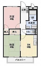 間取図画像 2DK