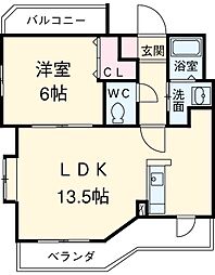間取図画像 1LDK