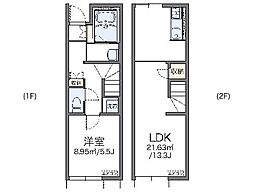 レオネクストレオルピナス2 1LDKの間取図画像