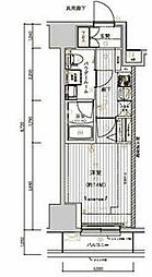 メインステージ十条ＩＩ 4階1Kの間取り