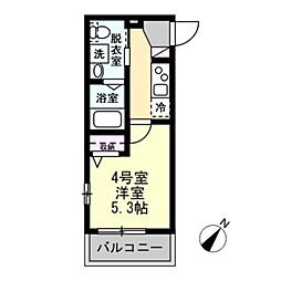 JR鶴見線 鶴見小野駅 徒歩6分の賃貸アパート 1階1Kの間取り