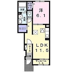 間取図画像 1LDK