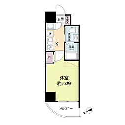 セレニテ九条リアン 11階1Kの間取り