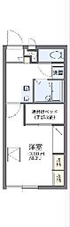 レオパレススタリオン 1Kの間取図画像
