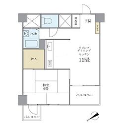 グランドメゾン田町 1LDKの間取図画像