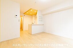 レインボー稲荷口 102 1階ワンルームのリビング/ダイニング