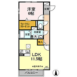 間取図画像 1LDK