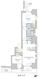 Brilliaist町屋 2LDKの間取図画像