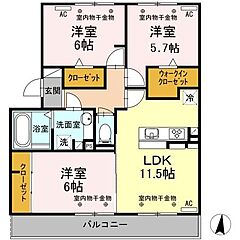 物件の間取り