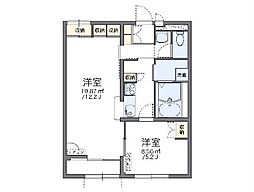 レオパレスコンフォートヴィヴレ 1LDKの間取図画像