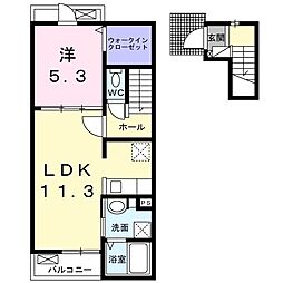GRANSakura 1LDKの間取図画像