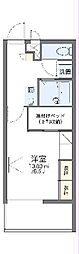 レオパレス三原3丁目 1Kの間取図画像