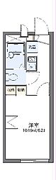 レオパレスカーサ　ヒラルダ 1階1Kの間取り